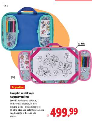 Komplet za slikanje na putovanjima