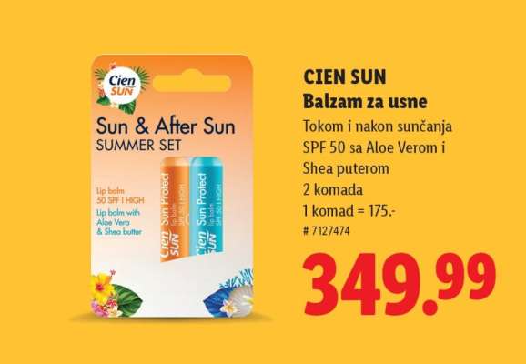 Cien Sun Balzam za usne