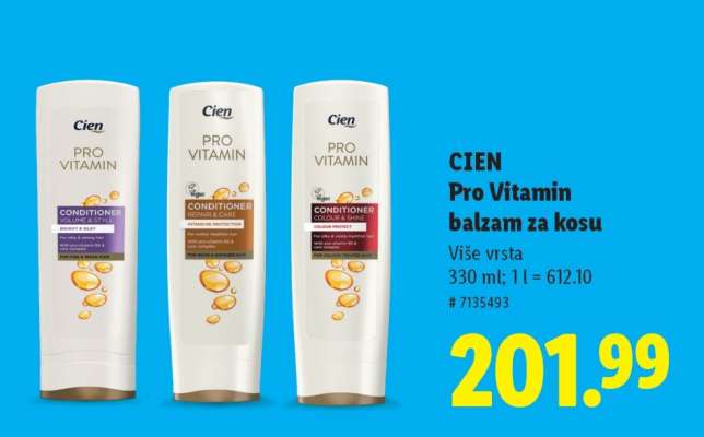 Cien Pro Vitamin balzam za kosu