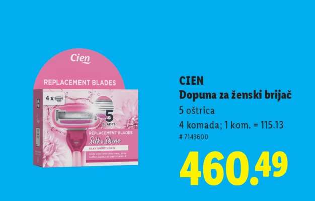 CIEN Dopuna za ženski brijač