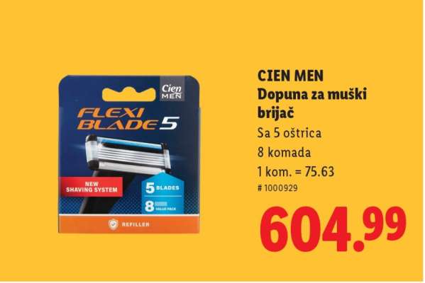 CIEN MEN Dopuna za muški brijač