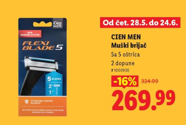 Cien Men Muški brijač