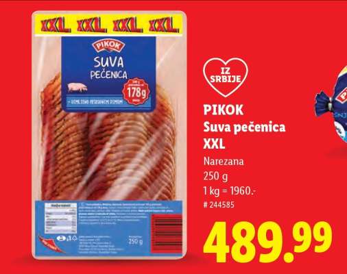 Pikok Suva pečenica XXL