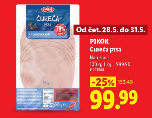 Pikok Ćureća prsa