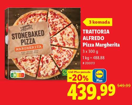 Trattoria Alfredo Pizza Margherita