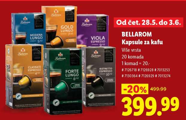 Bellarom Kapsule za kafu