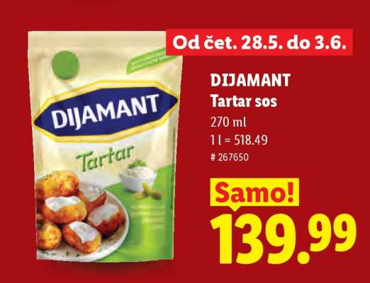 Dijamant Tartar sos