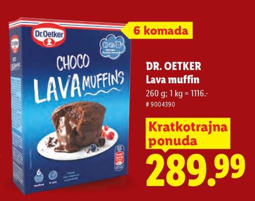 DR. OETKER Lava muffin