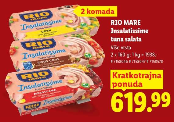 Rio Mare Insalatissime tuna salata