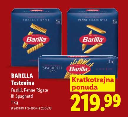 Barilla Testenina