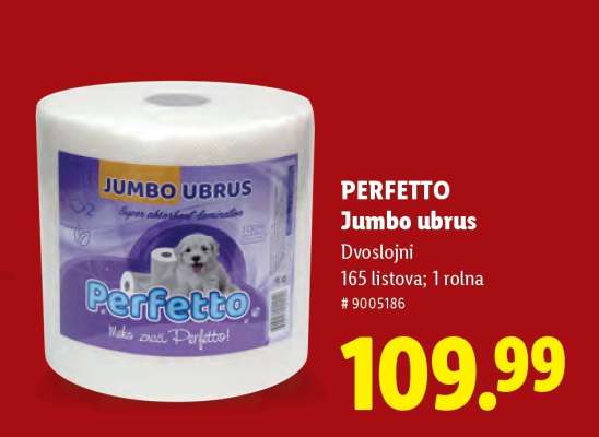 Perfetto Jumbo ubrus