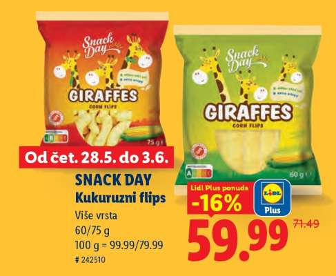 Snack Day Kukuruzni flips