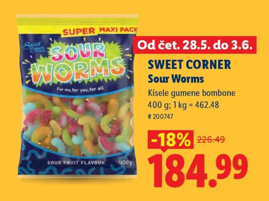 Sweet Corner Sour Worms