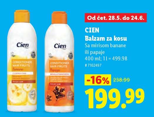 CIEN Balzam za kosu