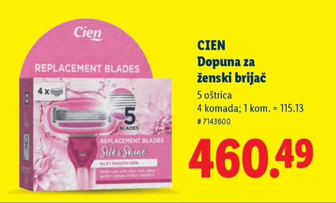 CIEN Dopuna za ženski brijač