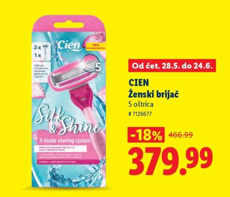 Cien Ženski brijač