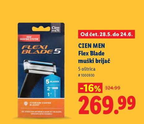 CIEN MEN Flex Blade muški brijač