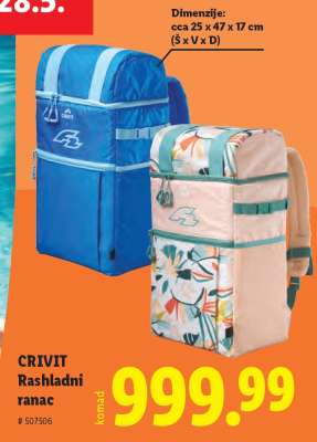 CRIVIT Rashladni ranac