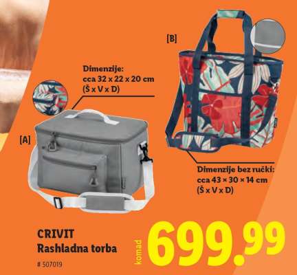 CRIVIT Rashladna torba