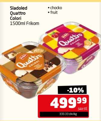 SLADOLED QUATTRO COLORI