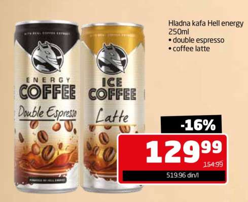 Hladna kafa Hell energy 250ml