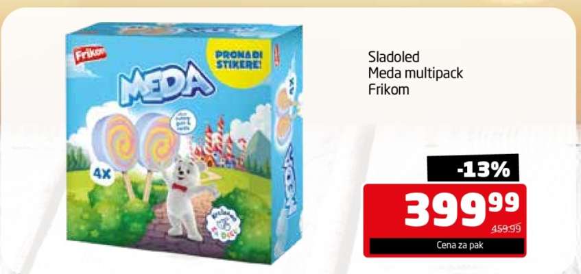 Sladoled Meda multipack Frikom