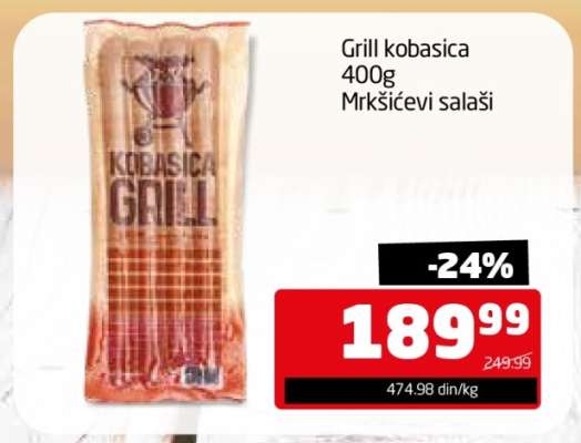 Grill kobasica 400g Mrkšićevi salaši