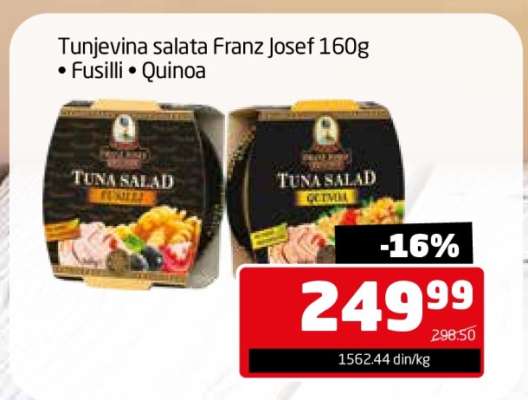 Tunjevina salata Franz Josef 160g