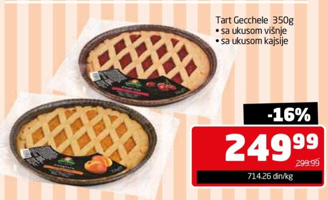 Tart Gecchele 350g