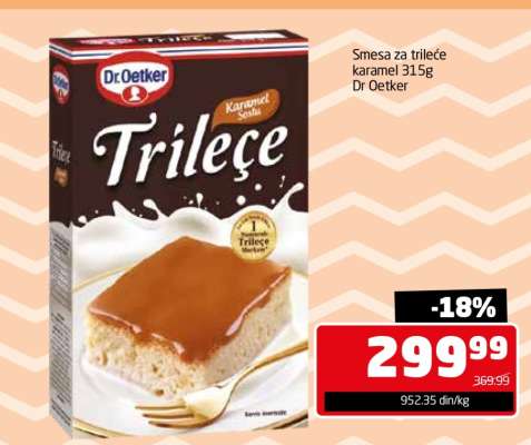 Smesa za trileće karamel 315g Dr Oetker
