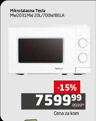 Mikrotalasna Tesla MW2031MW 20L/700W/BELA