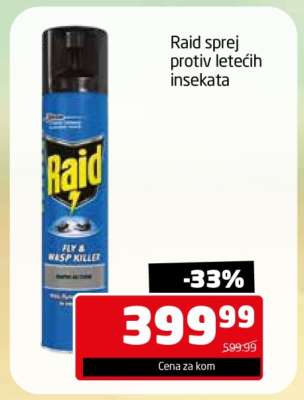 Raid sprej protiv letećih insekata