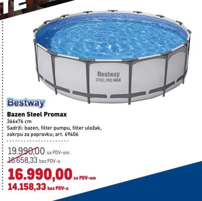 Bestway Bazen Steel Promax