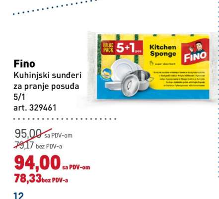 Fino Kuhinjski sunderi za pranje posuda 5/1