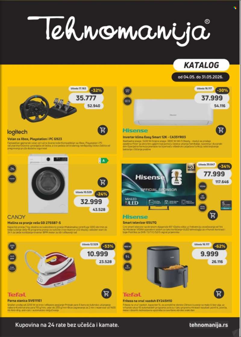 Tehnomanija katalog - 04.05.2026 - 31.05.2026.