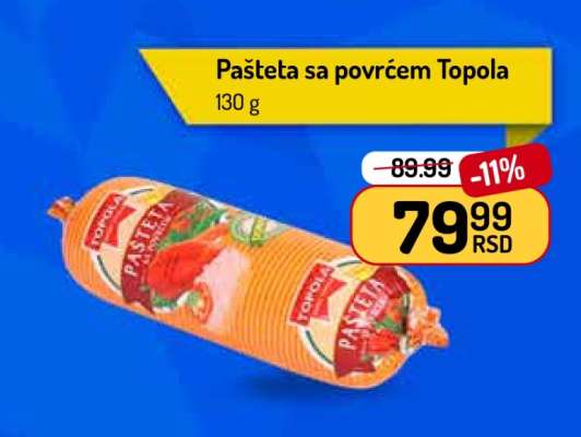Pašteta sa povrćem Topola
