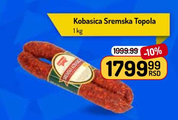 Kobasica sremska Topola