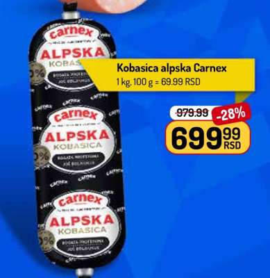 Kobasica alpska Carnex