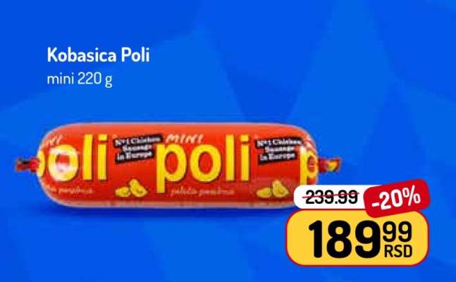 Kobasica Poli mini 220 g