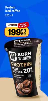Protein iced coffee