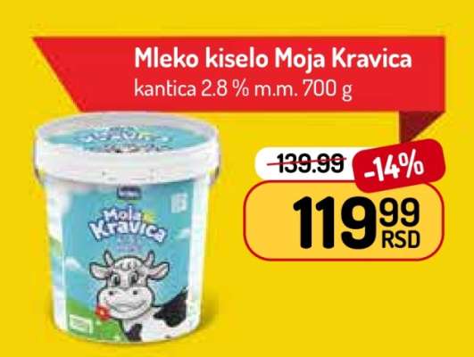 Mleko kiselo Moja Kravica