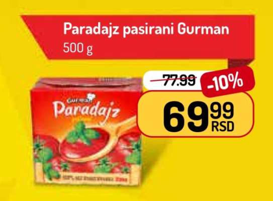 Paradajz pasirani Gurman