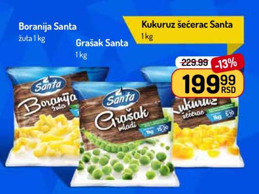 KUKURUZ ŠEĆERAC SANTA