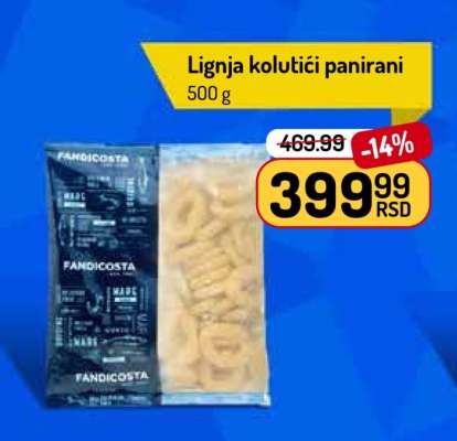 Lignja kolutići panirani
