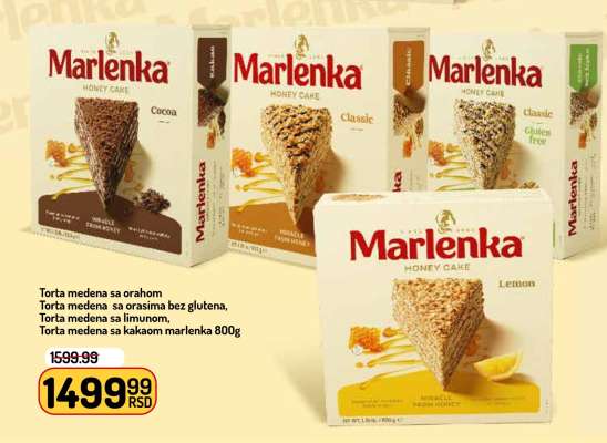 Marlenka Honey Cake