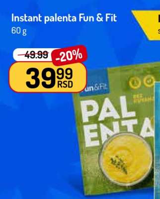 Instant palenta Fun & Fit