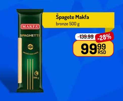 Špagete Makfa