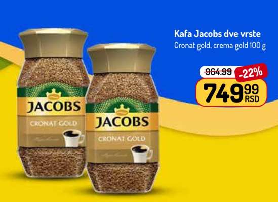 Kafa Jacobs dve vrste
