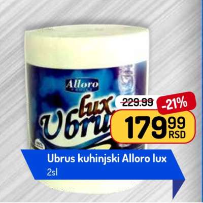 Ubrus kuhinjski Alloro lux
