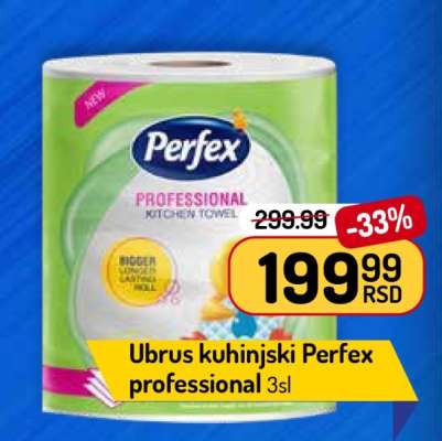UBRUS KUHINJSKI PERFEX PROFESSIONAL 3sl